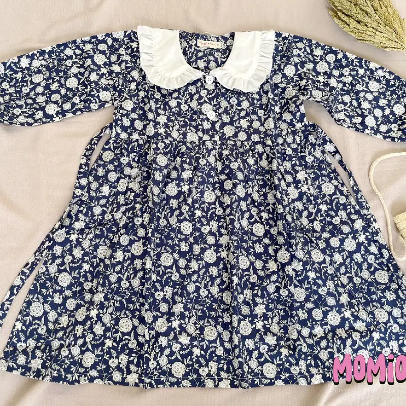 Dress Salma anak perempuan tunik usia 3-8 tahun katun jepang import 3