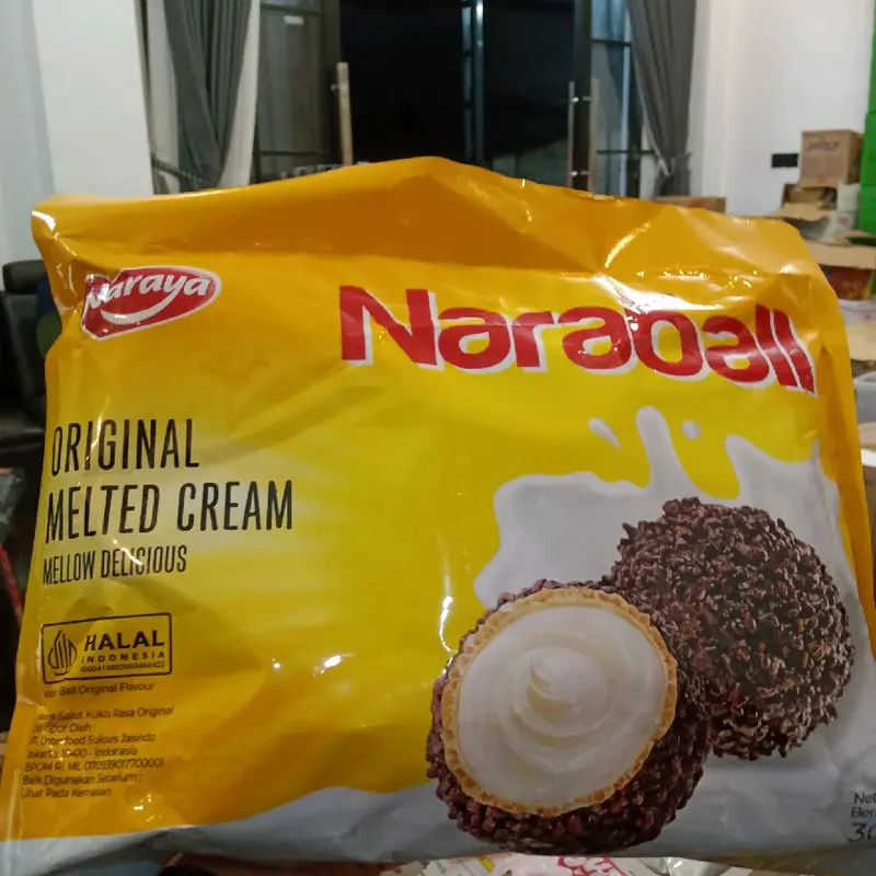 NARABALL NARAYA 300gr isi 25pcs ada 4 pilihan varian rasa strawberry, Chocolate,pandan dan original 5
