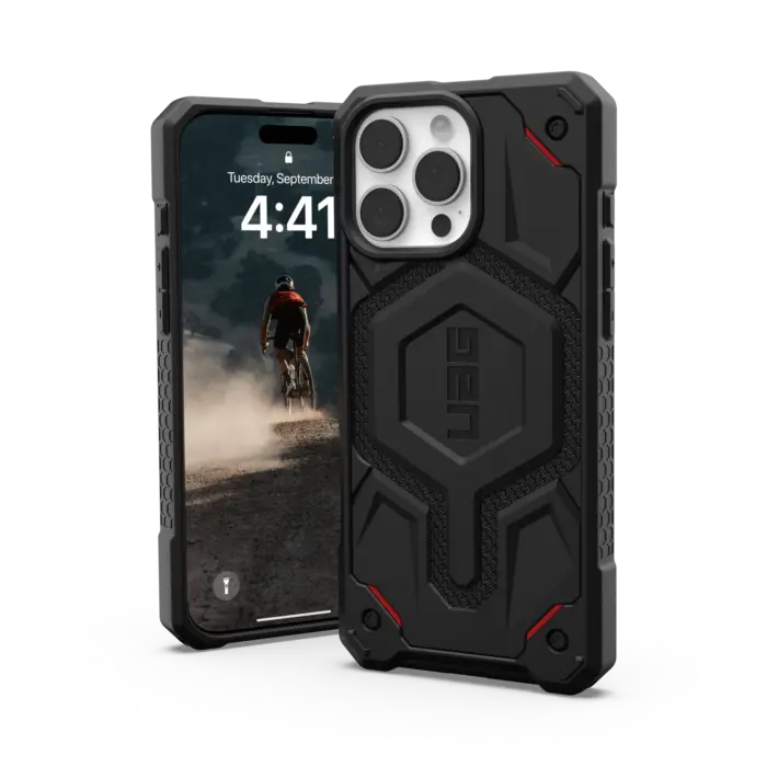 Ốp Lưng UAG, Tương Thích Với iPhone 16 Pro Max, 15Pro, 14Plus Và 13, Được Làm Bằng Chất Liệu Kevlar, Màu Đen, Nam Châm Tích Hợp, Tương Thích Với Sạc MagSafe, Vỏ Bảo Vệ Chống Rơi Chắc Chắn Cao Cấp Phụ Kiện Carbon Case 0