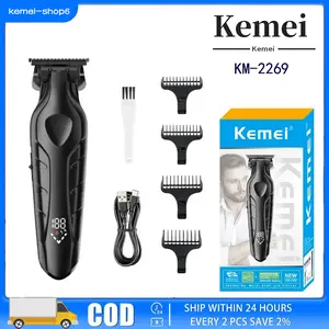 【COD】Original Alat Cukur Rambut Elektrik Hair Clipper Rambut Kemei KM-2269 / KM-2269 Alat Pencukur Kumis Jenggot Professional Pemotong Rambut / Trimmer