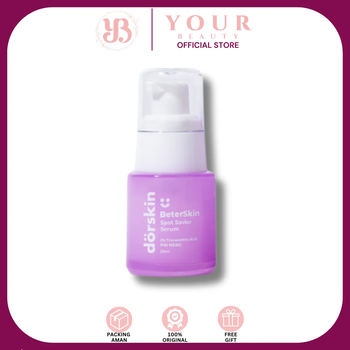 DORSKIN - BeterSKin Spot Savior Serum / Serum Dark Spot Bekas Jerawat PIE PIH