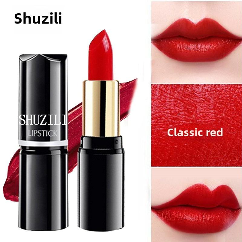 Product Introduction of Round tube lipstick lipstick moisturizing models moisturizing easy to color not easy to fall cosmetics Gloss Lipgloss Makeup Glossy 15