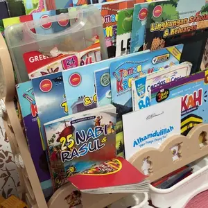 Ottadel Rak Buku dan Mainan Anak Susun Dua Model (4 / 3 Susun + Laci)