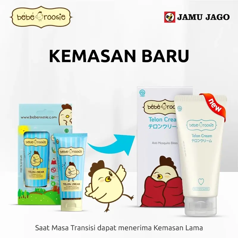 Bebe Roosie Telon Cream 60gr / krim untuk bayi Kulit Menghangatkan 2