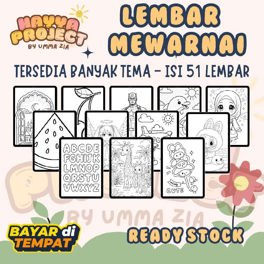 51 Lembar Kertas Mewarnai Anak Hayya Project Koding Coding worksheet buku mewarnai dewasa po busy mainan montessori Aktivitas Coding newborn baby stimulasi panduan menggambar edukasi bayi pintar 6 sampai c buku bayi pertama Alat stiker makanan buat