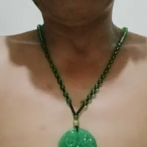 KALUNG KESEHATAN GIOK ASLI, KALUNG KESEHATAN PRIA WANITA BATU GIOK IMPORT MODEL SHIO