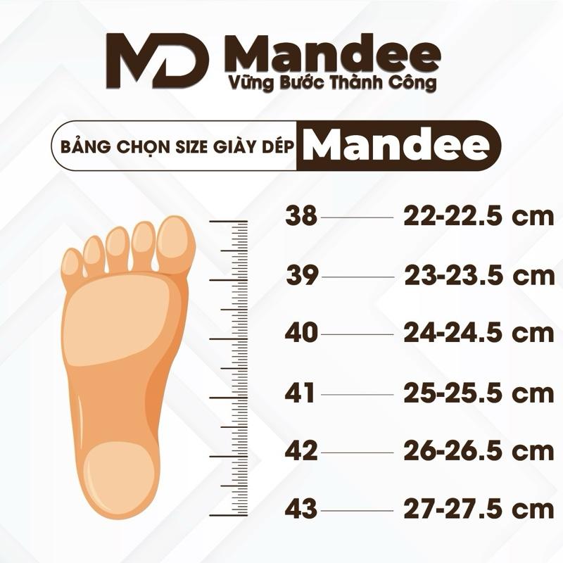 MANDEE - Dép hai quai - MDD021 Cao Su 8