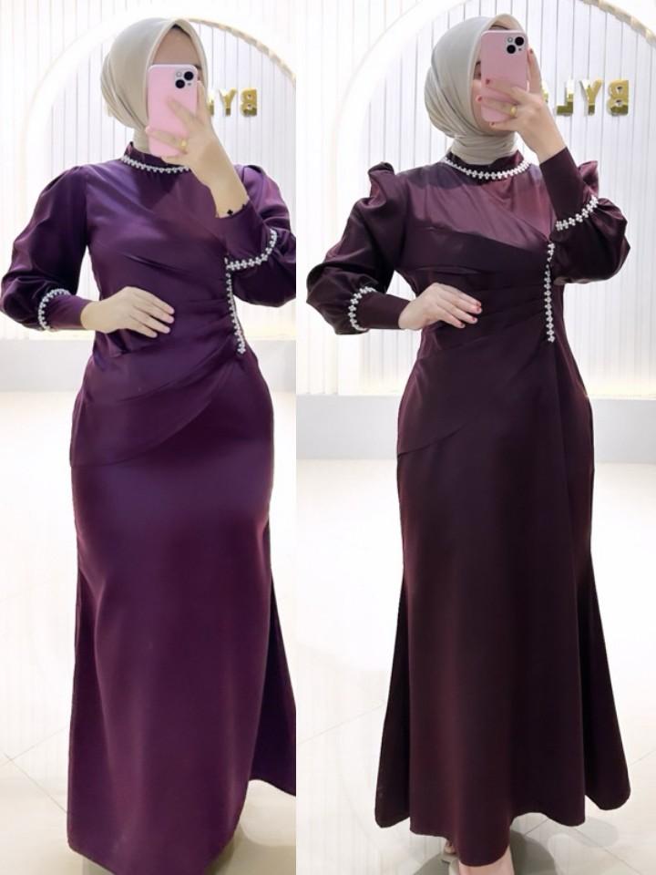 Product Introduction of Dress Kondangan Viral Elegan Bergaya dengan Gamis Modern Terbaru - Mewah, Wanita 8