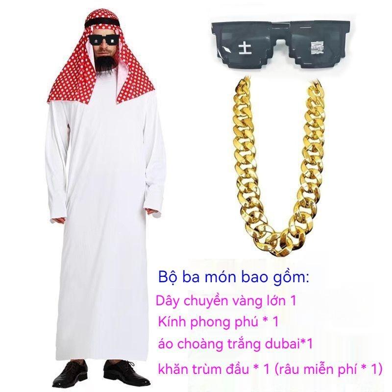 Quần áo lễ hội phong cách Trung Đông Hoàng tử Ả Rập bộ đồ nam giới trưởng thành quần áo biểu diễn dự tiệc Menswear