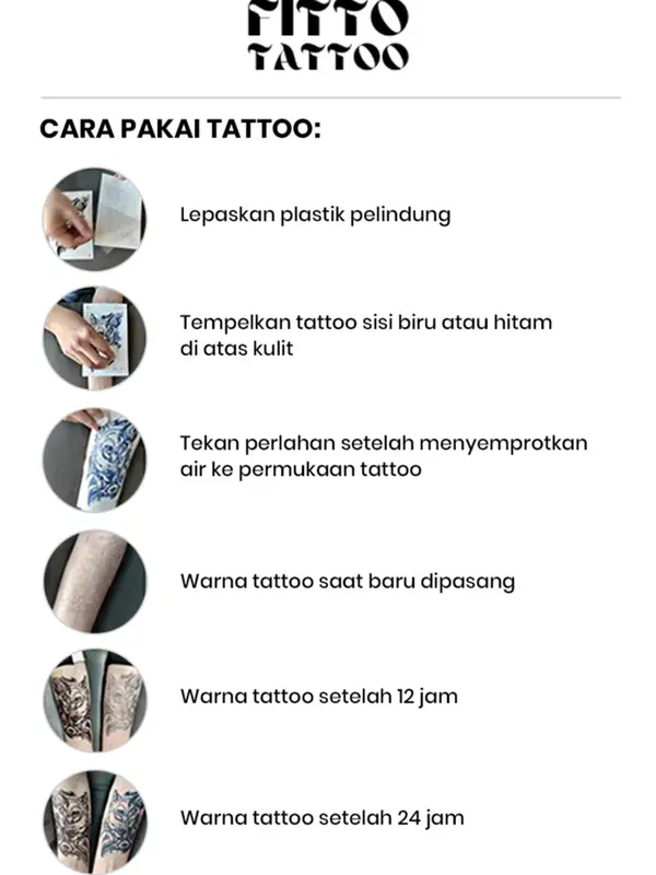 tato temporer premium tatto kecil semi permanen tattoo fruit ink aesthetic planet Temporary 2