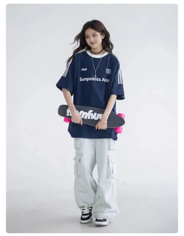 Áo Thun Cổ Tròn, RAGLAN, Tay Áo Rộng, Ong SAM CLO, Làm Bằng Cotton, Phông Chữ Su, Unisex, Freesize, Thích Hợp Cho Nam Và Nữ, Có Thể Được Sử Dụng Để Ghép Nối, Mặc Theo Nhóm, In Tay, Với Từ PSEZODIR