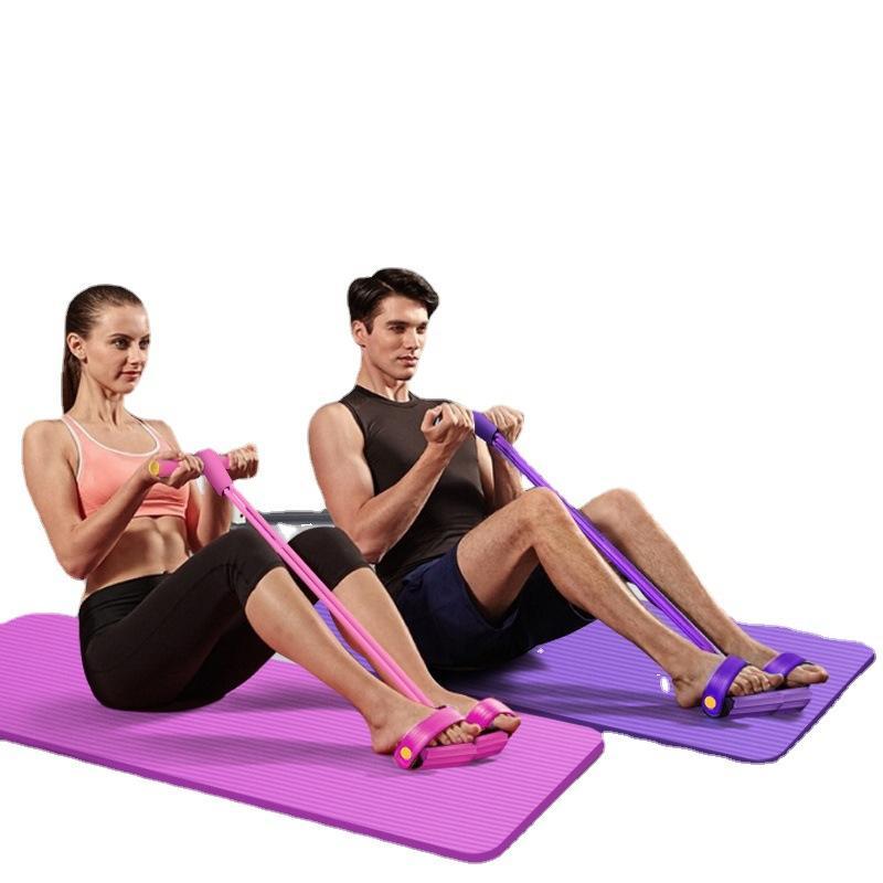 4 Ropes Pull Rope Elastic Resistance band Exercise Body Home - TikTok ...