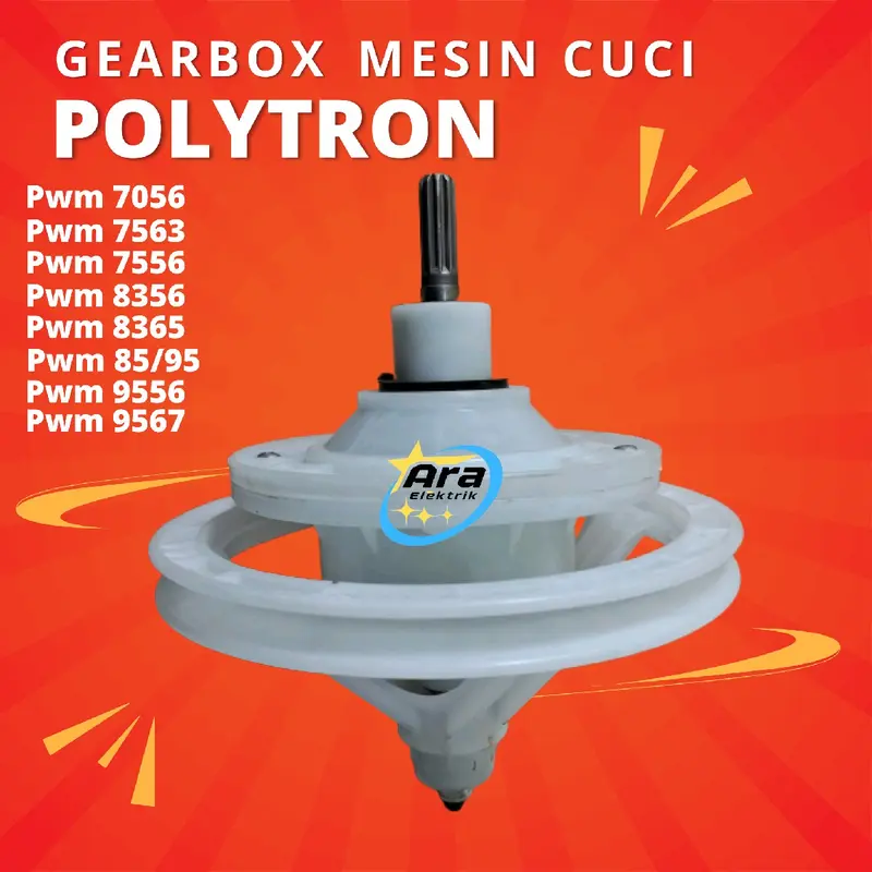 Gearbox mesin cuci plytron 2 tabung gerigi 10 universal 0
