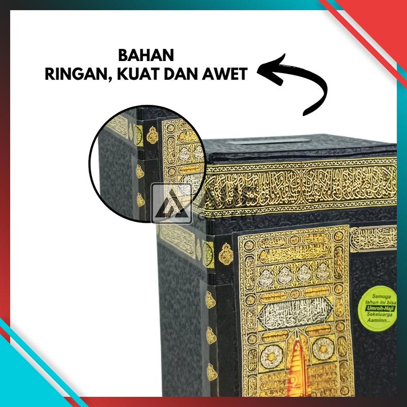 CELENGAN KABAH KECIL Mini Unik Miniatur Kakbah Mekah Murah Kado Ultah Souvenir Haji Umroh Penyimpan Uang Trendy Kekinian Murah 1