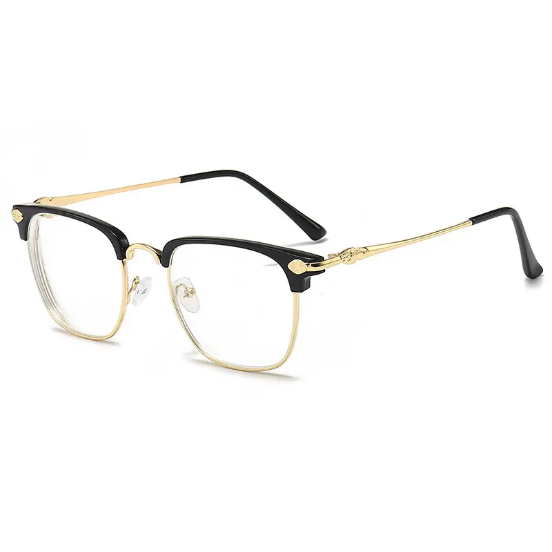 （Bisa COD）Kacamata Baca Anti Radiasi Lensa Plus Lensa Baca dan Jalan Lensa Double lensa Bifocal Frame Modis Unisex Pria Wanita Cewek Cowok bifokal 605 2