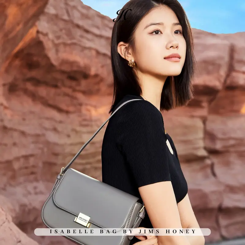 JIMS HONEY - Isabelle Bag - Tas Selempang Wanita Kulit tas lebaran Slingbag Tas Tangan Wanita korean style aesthetic 5