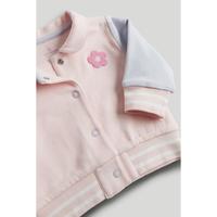 Gambar Mothercare Pink Varsity Jacket - Jaket Bayi Perempuan (Multi) - Up to 1 Month dari Mothercare Indonesia Kab. Karawang 3 Tokopedia