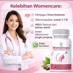 WomensCare - Suplemen Kesehatan Wanita Membantu Melancarkan Ritme Bulanan Tak Teratur & Menjaga Kesehatan Hormonal