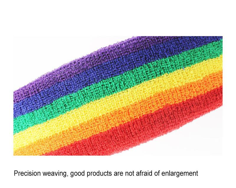 Product Introduction of GTUBIKE 1Piece Fashion Sports Elastic Cotton Hairband Sweat Absorption Fitness Yoga Basketball Sweatband 26