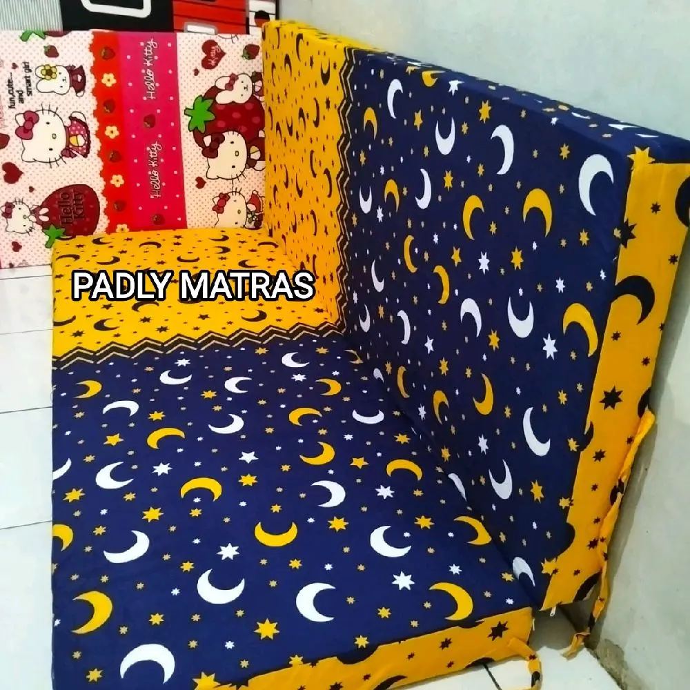 Kasur Busa Lipat Muat untuk 2 Orang Ukuran P180xL140xT10cm