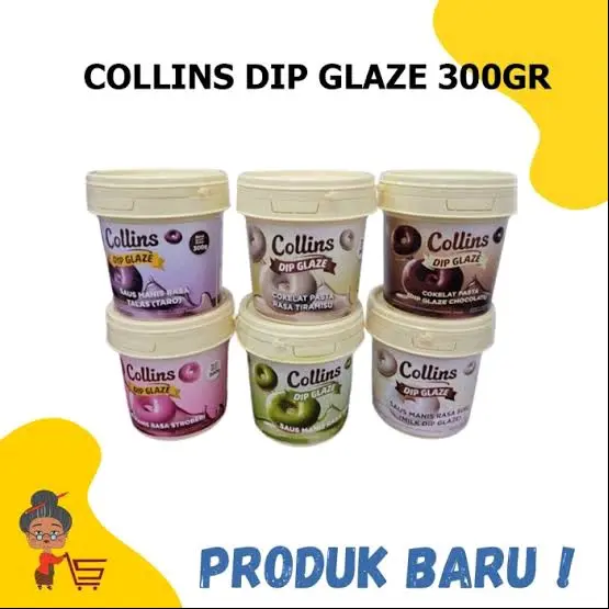 COLLINS GLAZE 300 GRAM / COLLINS 200 GRAM REPACK SEMUA RASA / COLLINS CRUNCHY 350 GRAM Ready SEMUA RASA Banana Coklat 5