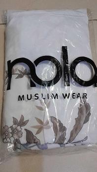 Product Review of NOLA- Khimar printing vol 33 hijab ceruty instant 2 layer Santai Ceruti Layer Panjang Soft Syari Muslim Kerudung Hitam from t**e 0