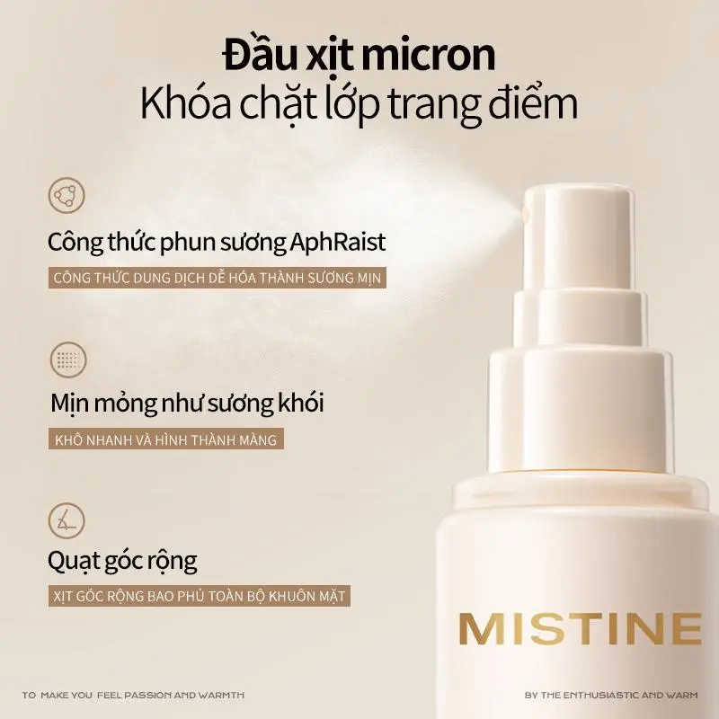 [DEAL SỐC - LIVE] MISTINE Xịt Khoá Nền Kiểm Soát Dầu Lâu Trôi 100ml (Da Khô/Da Dầu) | BigBuy360 - bigbuy360.vn