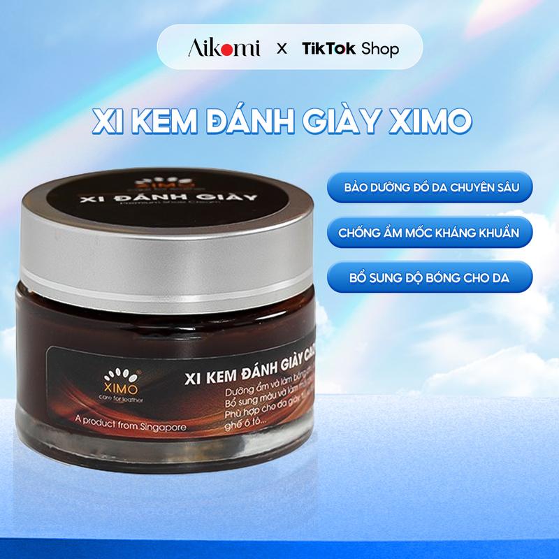 Xi kem đánh giày XIMO dưỡng và bổ sung màu cho da giày túi ví áo ghế sofa XI02 Nam