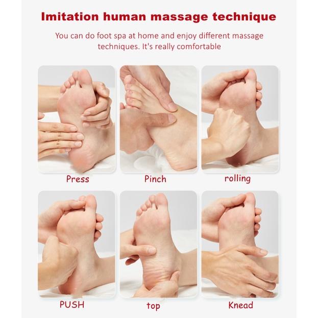 Product Introduction of Foldable Electric Foot Bath Bucket with Massage and Full-Automatic Heating 50