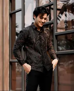 Kemeja batik pria lengan panjang asli pekalongan premium original ign