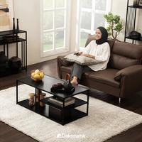 Gambar Dekoruma NAITO Meja Ruang Tamu / Meja Tamu /Meja Ruang Tamu Aesthetic - Hitam dari Dekoruma Official Store Kab. Bekasi 1 Tokopedia