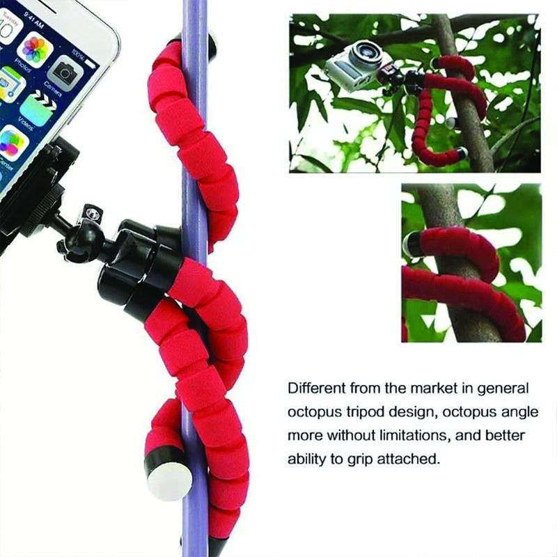 Product Introduction of 《60°》ขาตั้งกล้อง Octopus Gorilla แบบยืดหยุ่น ปรับได้ ขาตั้งกล้อง Octopus Gorillapod ที่วางโทรศัพท์มือถือ Pemegang ถ่ายภาพ 14