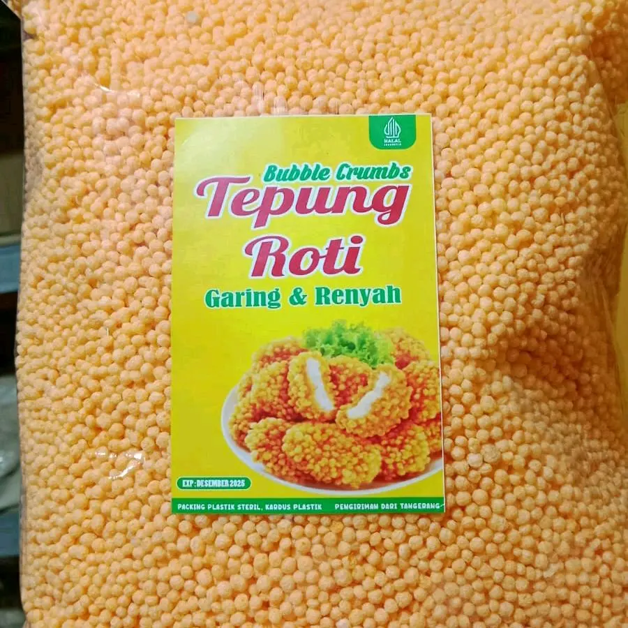 (250g)bubble crumb BERKWALITAS SUPER PREMIUM,Bubble naget,tepung roti bulat bulat, tepung crispi, naget crispi, pisang goreng crispi