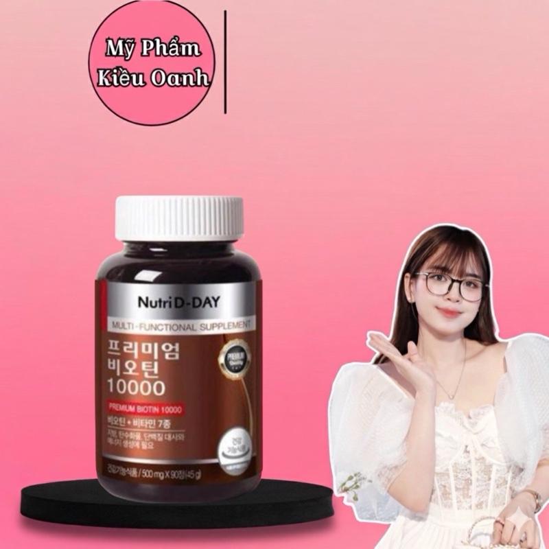 Viên Biotin 10000 NutriD- Day Hỗ Trợ Mọc Tóc, Chắc Khoẻ Tóc - Bổ Sung Biotin Cho Cơ Thể