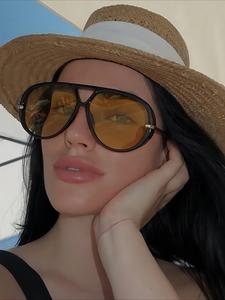 Lentes de sol redondos de moda para mujeres y hombres, diseño retro de lujo con marco de doble puente, lentes oscurecidos UV400