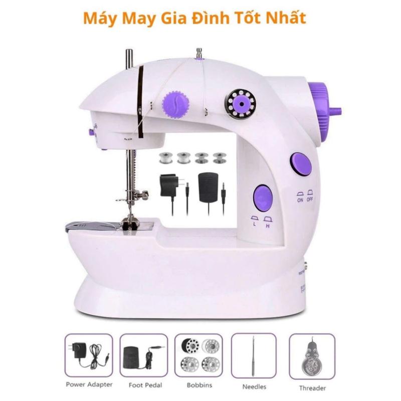 Máy May Mini Để Bàn Gia Đình - Máy Khâu Mini Gia Đình Siêu Tiện Lợi 1 kim máy table- top sewing