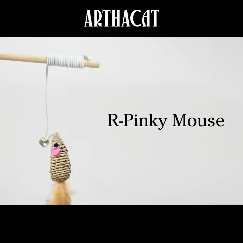 TONGKAT KUCING - MAINAN CAT TEASER ROTAN BONEKA LUCU LONCENG 3