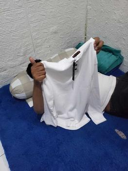 Product Review of KAUS KANCING WAFFLE LENGAN PANJANG PRIA MODEREN TERBARU Baju Hitam from s**u B**a 2