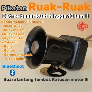 Speaker pikat ruak ruak pikat ayam hutan punai tekukur burung free memory bluethoot