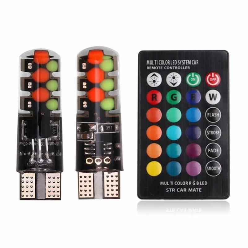 T10 RGB COB LED, 2pcs, untuk Kereta, Kecerunan, A Aat Kawala - TikTok ...
