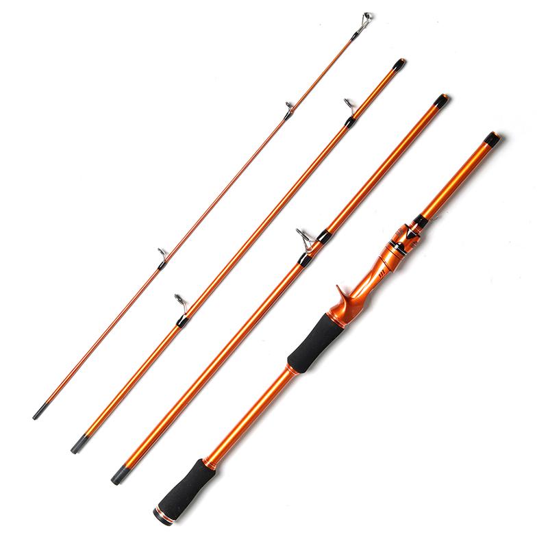 Product Introduction of BAKAWA Casting Spinning Fishing Rods 1.8M 2.1M UltraLight Travel Feeder Pole 4 Sections EVA Handle Baitcasting Fish Rod Pesca 10