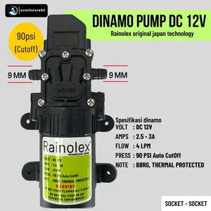 POMPA AIR DC 12V / DINAMO SPRAYER / RAINOLEX DINAMO DC 12V
