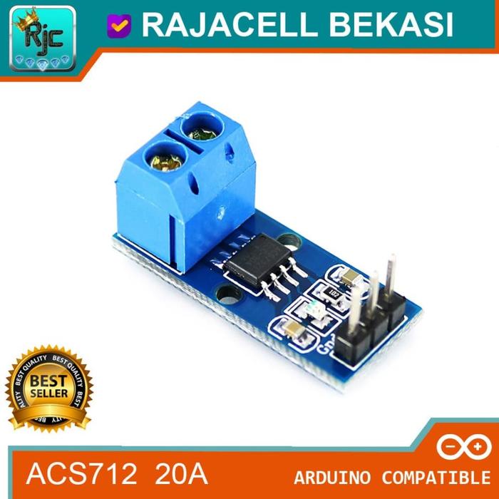 Jual ACS712 Current Sensor 30A Current Sensor Arus for Arduino - Kota ...
