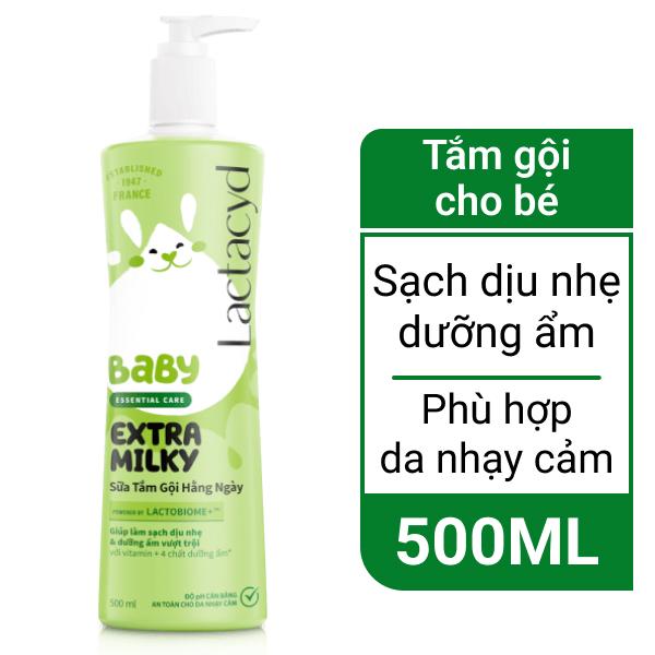  Sữa tắm gội Lactacyd Milky 500ml - KidsPlaza 