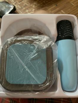 Product Review of Wireless Karaoke Speaker With Karaoke Bluetooth Microphone K12 Home KTV Karaoke Machine RGB Light Portable Mini Bluetooth Speaker from T**r 3