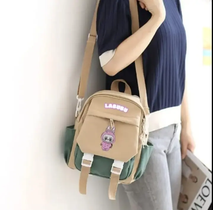 Ransel kartun labubu/ransel anak boneka labubu/Tas ransel mini labubu/ransel lucu labubu Aksesoris Motif 3