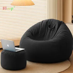 Hloop RoundComfy 2IN1 Bean Bag Pumpkin - Sofa Malas - Sofa Ruang Tamu - Sofa Minimalis - Sofa Keluarga - Sofa - Sofa Murah - Sofa Tatami - Sofa Kamar Furniture