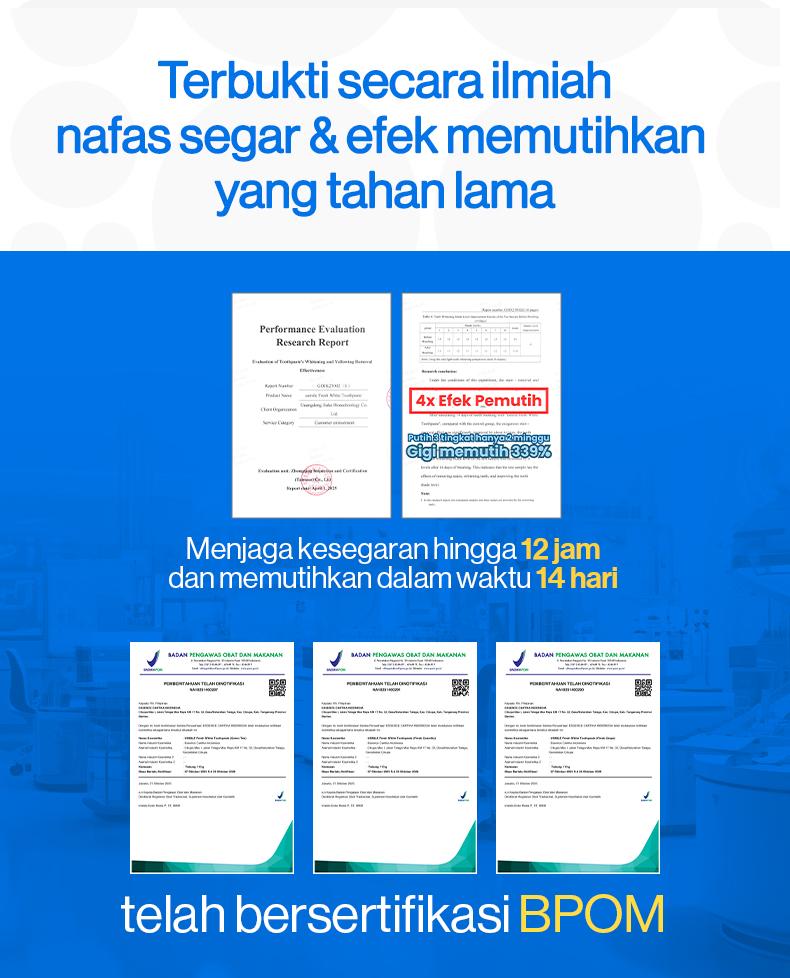 [Live] [Buat Gigi Sensitif] usmile Paket Oral Care Pasta Gigi Fresh White 110gr (Varian Random) & Repair White 100gr | Putih & Segar saat Siang Repair Enamel untuk Malam | Pemutih Gigi | Pasta Gigi Whitening | Nafas Segar | Gigi Sensitif