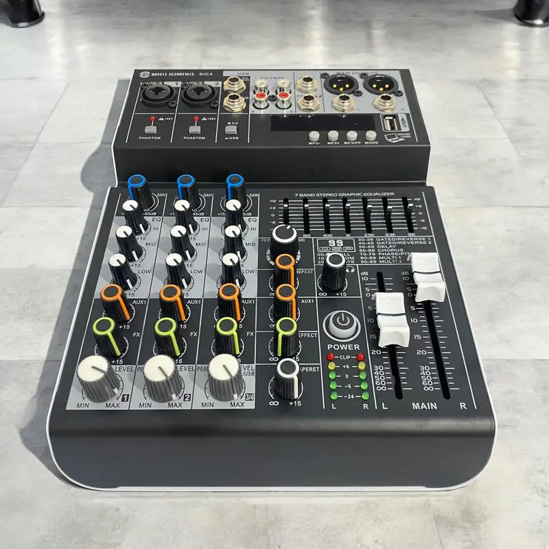 Amplifier Kimiso SIC4 Mixer Audio Berkualitas 5
