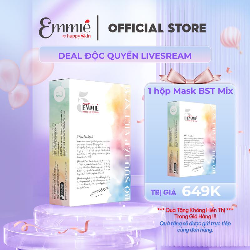 [Lananhdaily] [MUA 1 TẶNG 1]  Hộp 10 mặt nạ sinh học phôi dừa siêu tinh chất  - Bộ sưu tập Việt Nam 25g x 10
